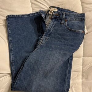 Madewell size 26 curvy slim wide leg jeans